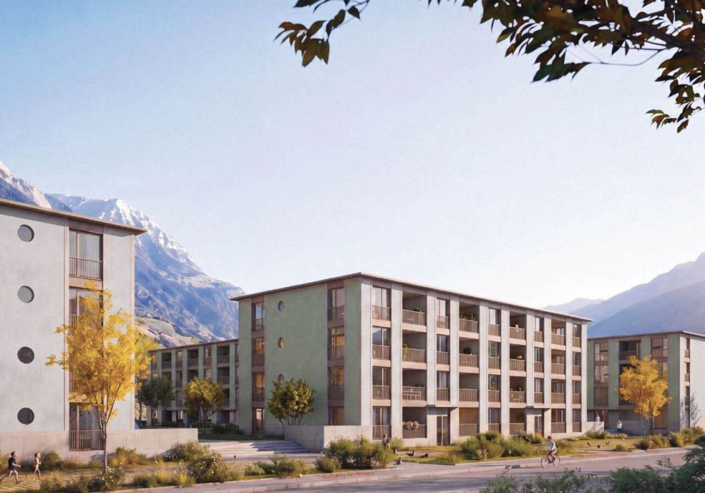 Lot A2.101 : 3,5 pièces sur plan à Martigny -  Bild 2