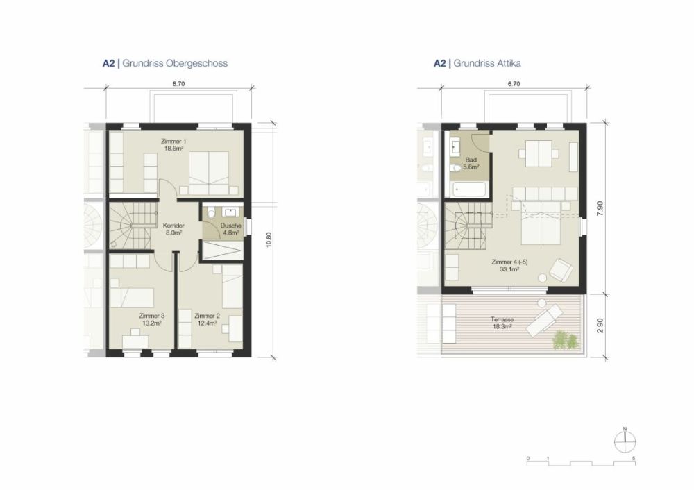Panoramaview - Neubau 3 Doppeleinfamilienhäuser in Neuenegg - Bild 9