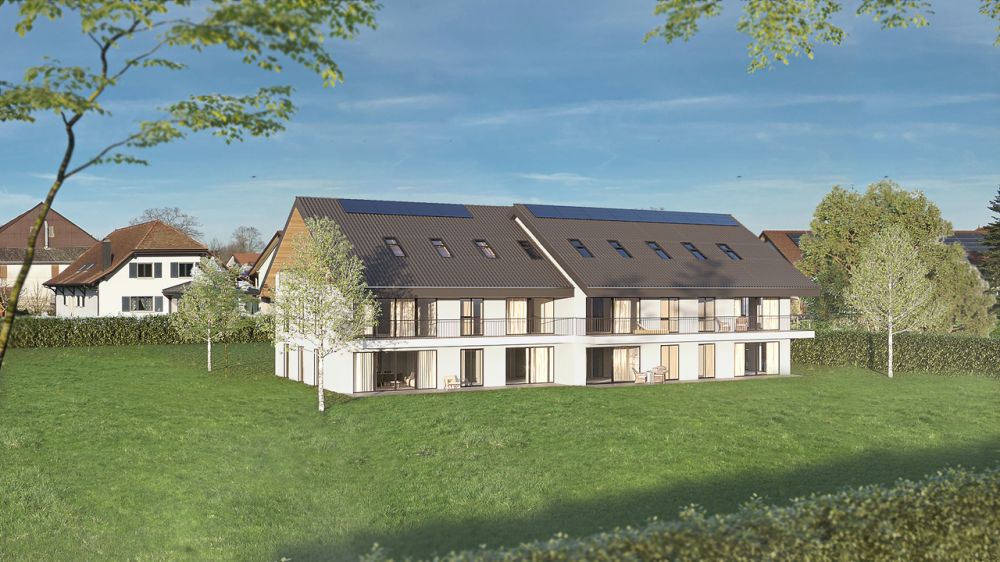 Estavayer / Frasses Appartement de 3,5 pièces Grand balcon de 22 m2 - Bild 2