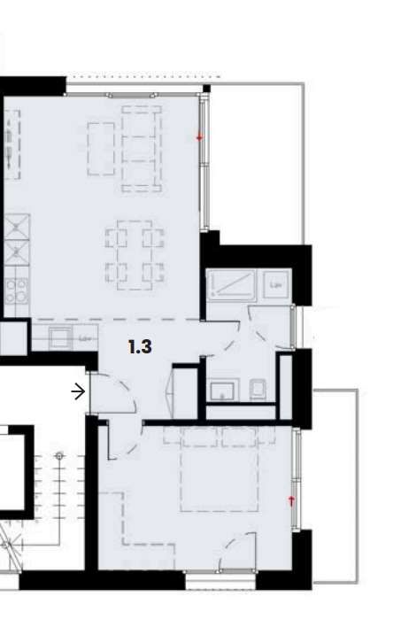 Nuovo appartamento Bilocale Lugano 2.5 locali -  Bild 4