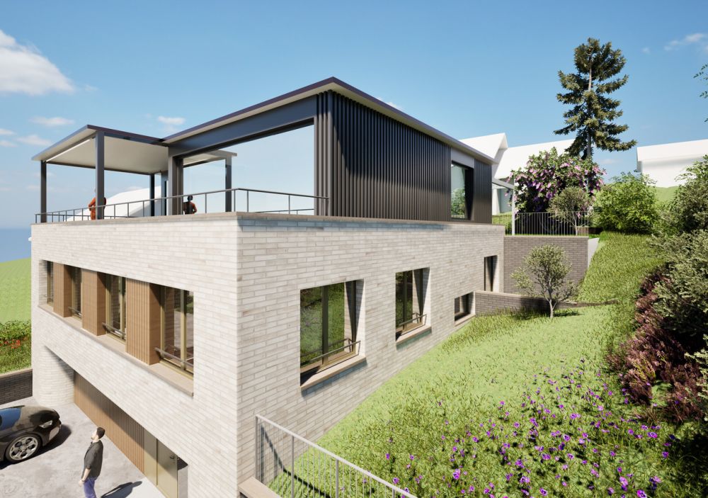 Villa Panorama, Ihr Traumhaus mit Blick bis in die Alpen - Bild 1