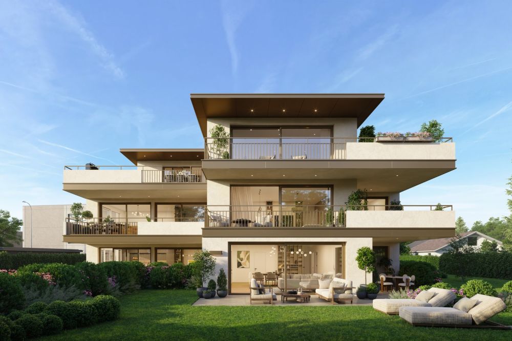 Appartement neuf de 5 pièces avec jardin à Plan-les-Ouates -  Bild 1