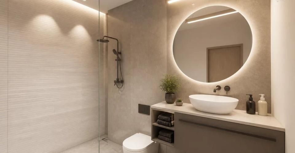 Élégante villa jumelle contemporaine HPE sur plan - Villa 6 pièces - image - 5
