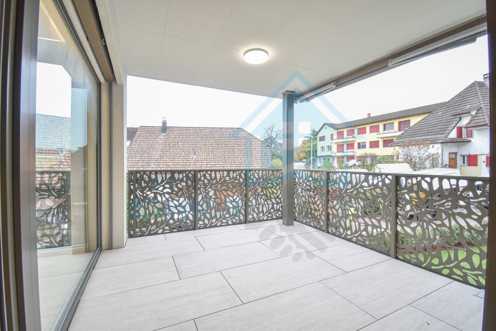 Exklusive 4.5-Zimmer-Neubauwohnung - nachhaltiges Wohnen in Reinach AG - Loggia
