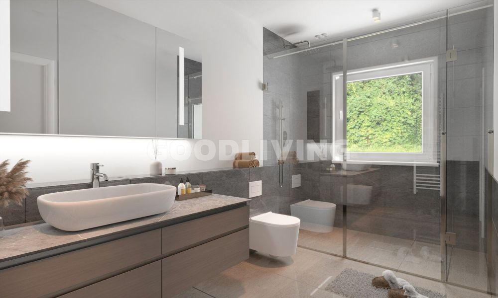 Neubau am Sonnenhang nimmt Form an - OG: Badezimmer