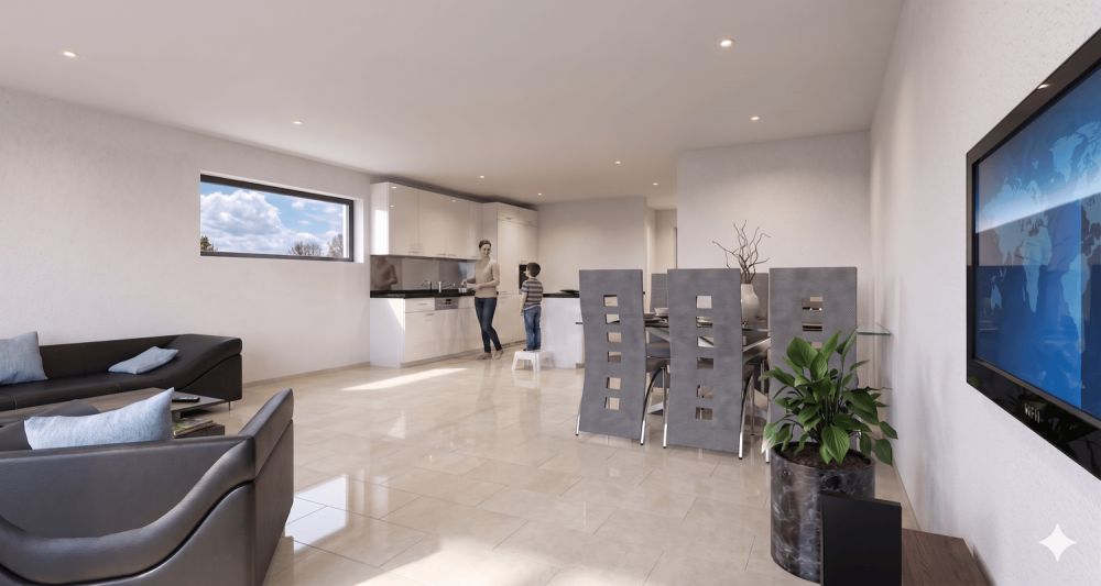 Moderne 4.5-Zimmer-Doppelhaushälfte in Meinisberg -  Bild 2
