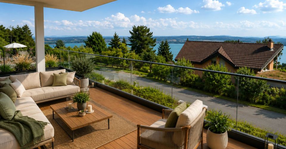 Villa individuelle avec vue sur le lac - Villa 6.5 pièces - image - 3