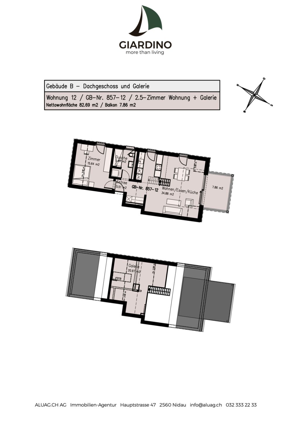 NEUE 2.5 ZIMMER WOHNUNG MIT GALERIE - 857-12