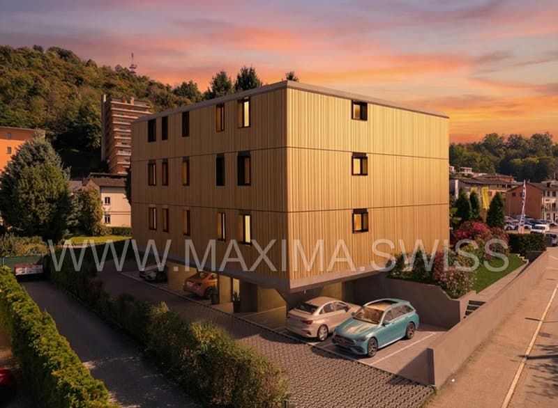 LUGANO-CADEMPINO: 4.5 LOCALI DI PROSSIMA COSTRUZIONE -  Bild 2