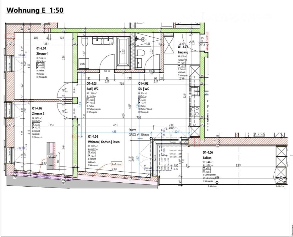 Erstbezug: Helle 3.5-Zimmer-Neubauwohnung mit grossem Balkon in Eschenz -  Bild 12