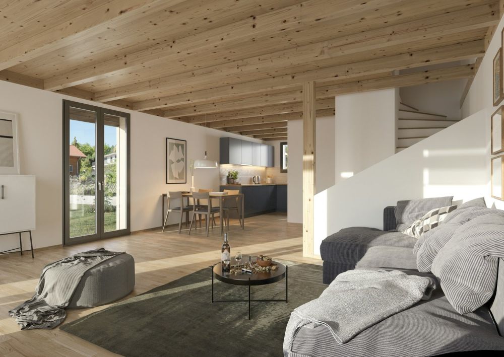 Ihr neues Reiheneinfamilienhaus aus Holz - nachhaltig, warm und familiär - Bild 1