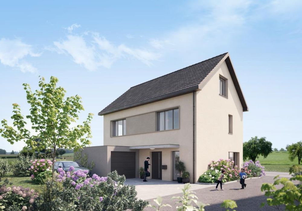 Moderne und grosszügige Einfamilienhäuser - 6EFH_Buch-bei-Frauenfeld_Aussen_K06_Final_02