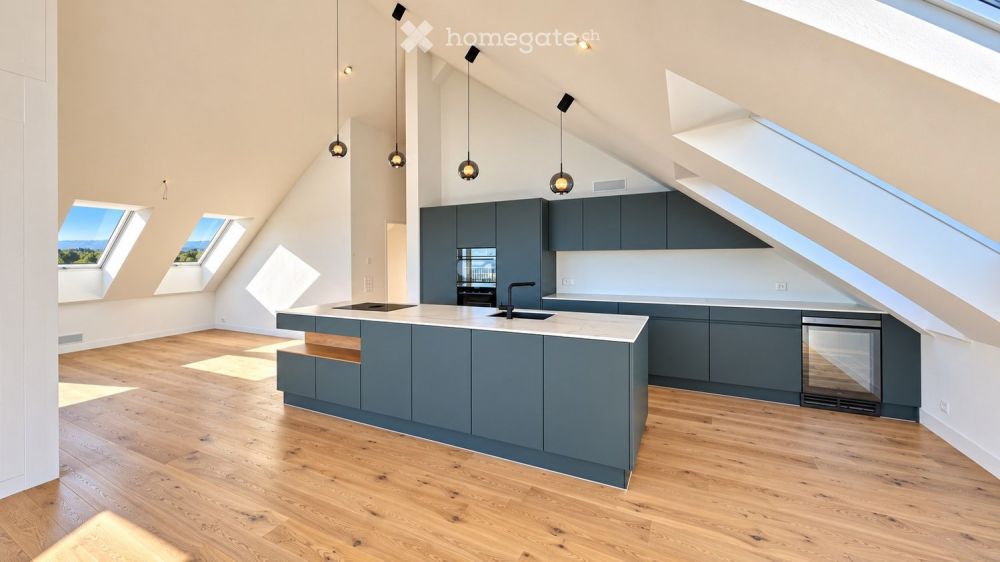 Exclusive 3.5-Zimmer-Dachgeschosswohnung – Neubau mit unverbaubarer Alpensicht & beheiztem Pool -  Bild 4