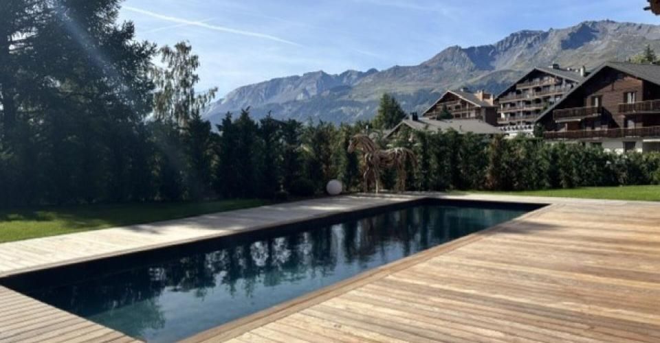 Magnifique Chalet Prestige: le golf en voisin, les Alpes en horizon. - Chalet - image - 2