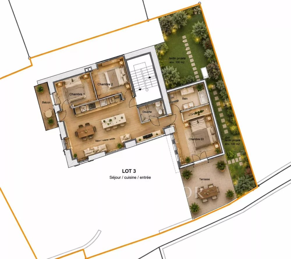 Charmant 4.5 pièces privatif - PPE de 5 appartements -  Bild 1