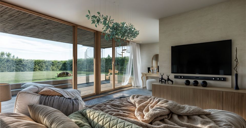 MUVERAN: Villa d'architecte exclusive et son sublime panorama Alpes-Leman - Villa 6.5 pièces - image - 12