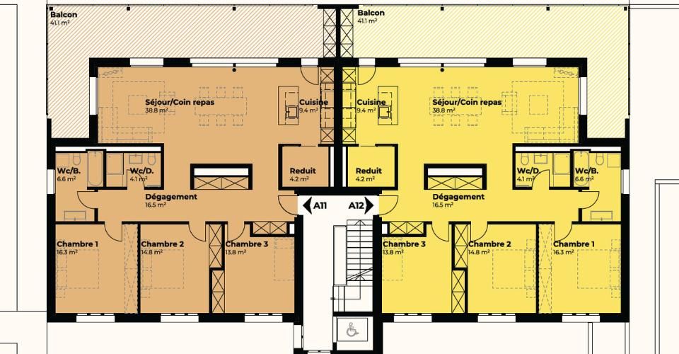 Appartements de 4.5 pièces - en cours de contruction, visites possible - Appartement 4.5 pièces - image - 4