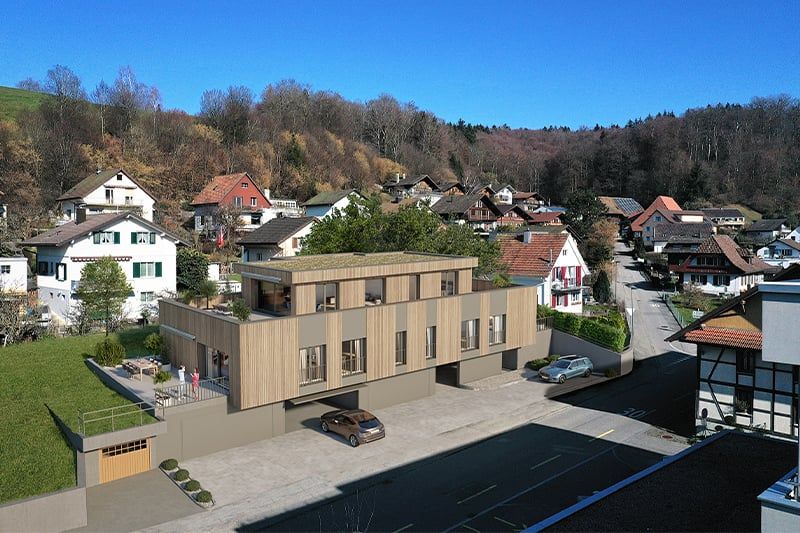 Neubau MFH IM RIEDTAL - 3.5 Zimmer-Eigentumswohnungen -  Bild 1