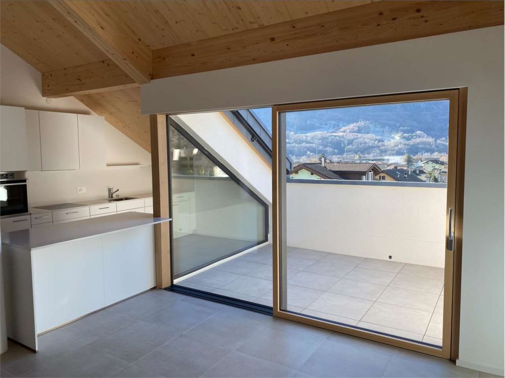 Biasca - Attico 3.5 locali di recente costruzione con terrazza panoram -  Bild 1