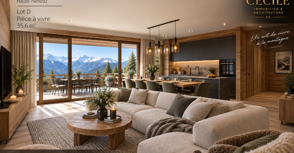 HAUTE-NENDAZ – APPARTEMENT NEUF 3,5 PIÈCES AVEC GRANDE TERRASSE - Appartement 3.5 pièces - image - 4