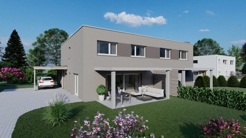 Doppeleinfamilienhaus mit Sicht in die Weinberge -  Bild 1