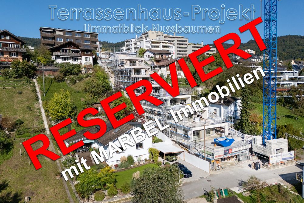 RESERVIERT - Exklusives Wohnen mit Blick auf die Limmat in Nussbaumen - Bild 1
