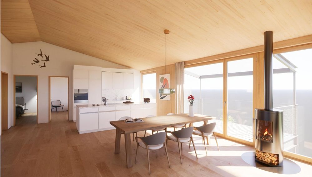 Ökologische 4.5-Zimmer Dachwohnung in Wienacht-Tobel (Neubau) - Image 2