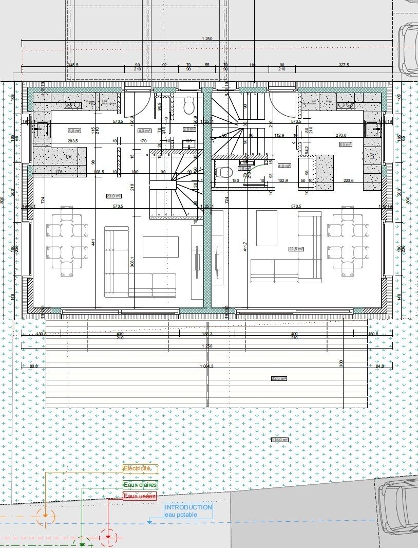 Promotion "Les colombes" Reihenhaus in Choëx sur Monthey - Rez
