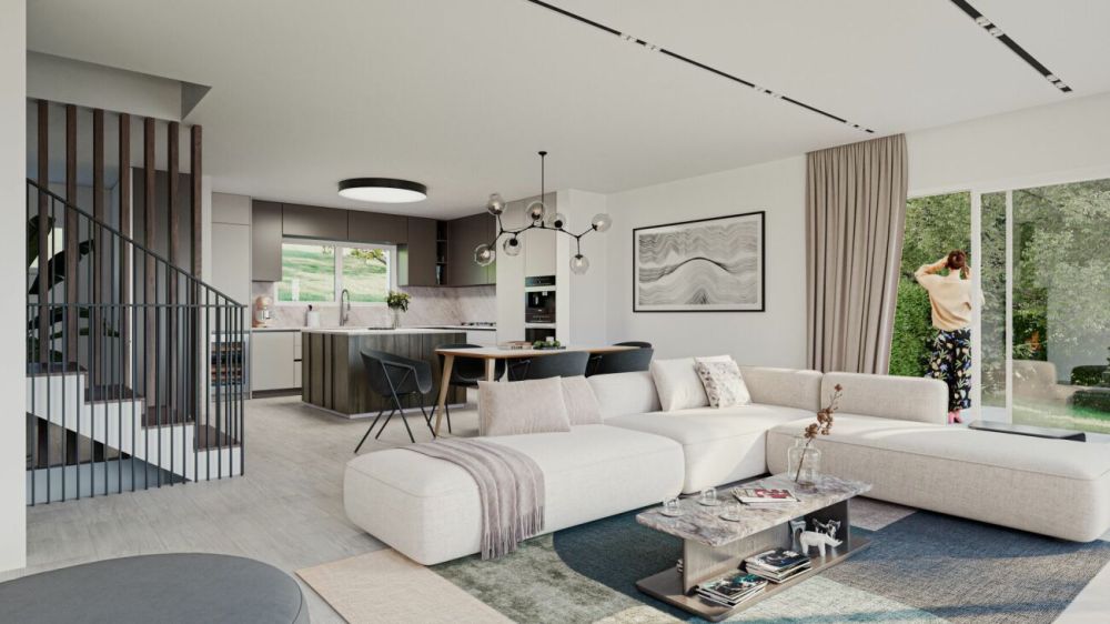 4 villas contemporaines avec vue panoramique sur le lac et les Alpes -  Bild 1