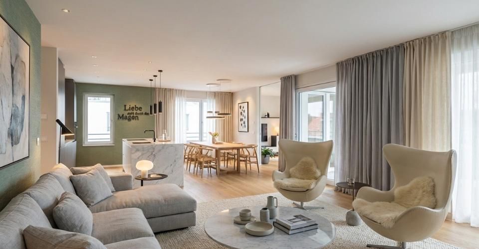 Moderne 5.5-Zimmer-Attikawohnung mit 143m² Terasse in Oberbüren (B5) - Attique 5.5 pièces - image - 4