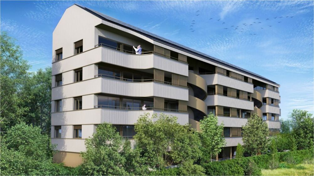 ATTIQUE N°14 - VUE PANORAMIQUE SUR LE LAC ET LES ALPES - Bild 4