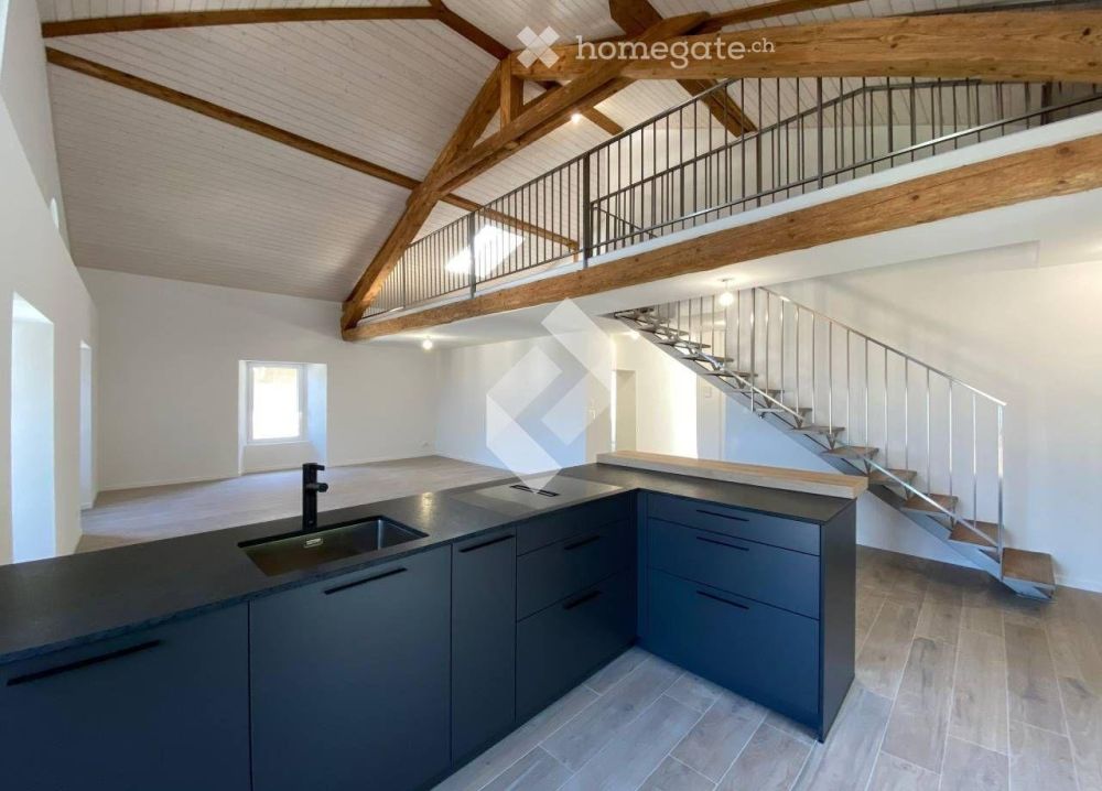 Duplex en attique 4.5 pièces, 148 m² - charpente apparente, vue panoramique — Vionnaz (VS) -  Bild 2