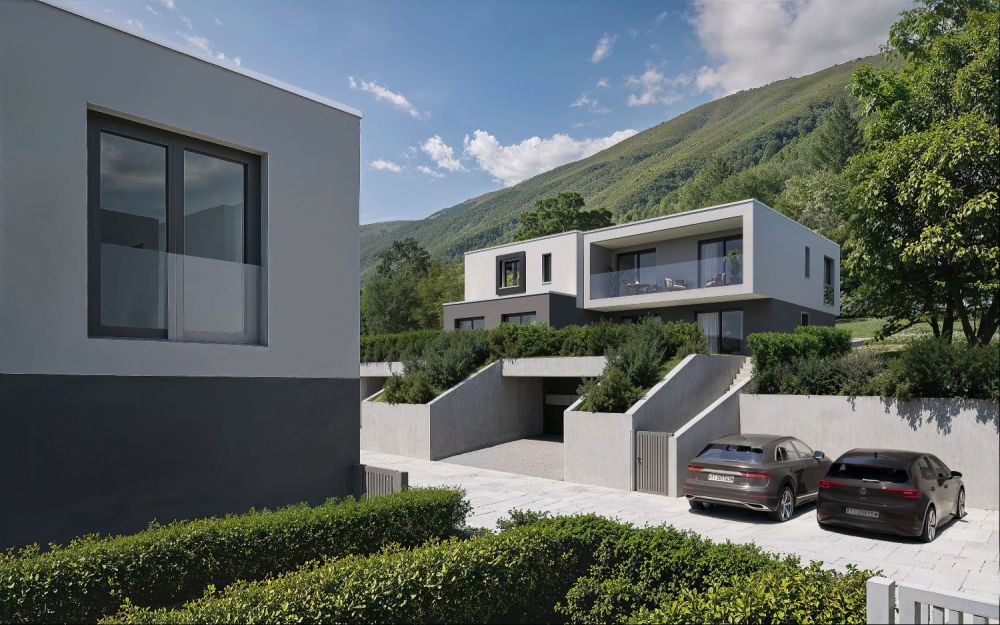 Neues Zweifamilienhaus mit exklusivem Garten in Bedano -  Bild 11