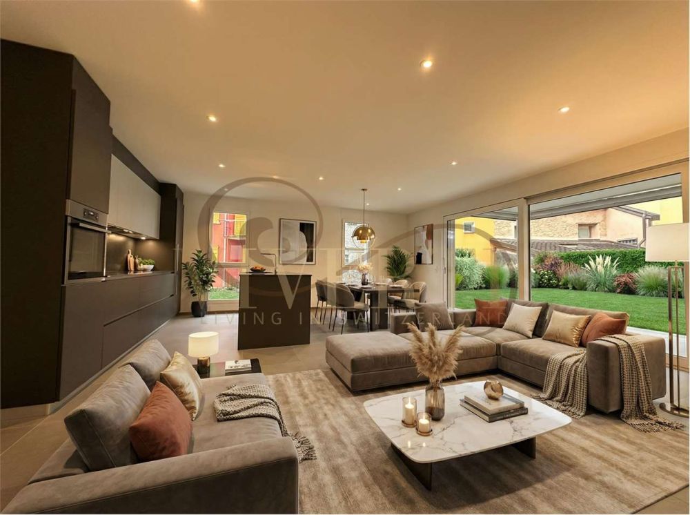 NUOVISSIMO 3.5 LOCALI CON GIARDINO PRIVATO A LUMINO - Bild 1