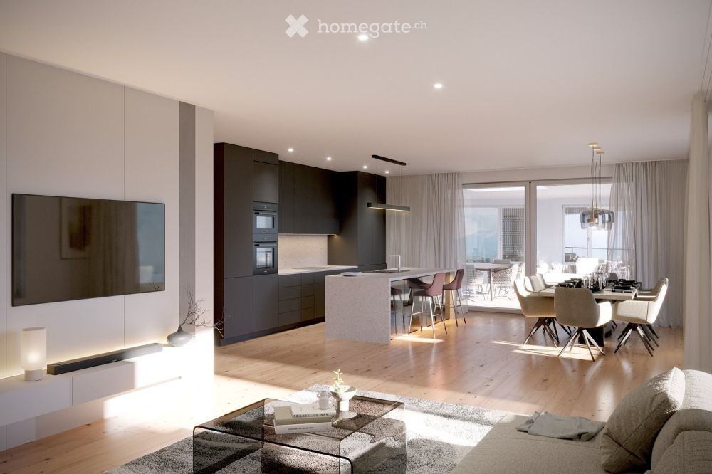 5.5-Zimmer Penthousewohnung mit Panorama auf den Pilatus -  Bild 1