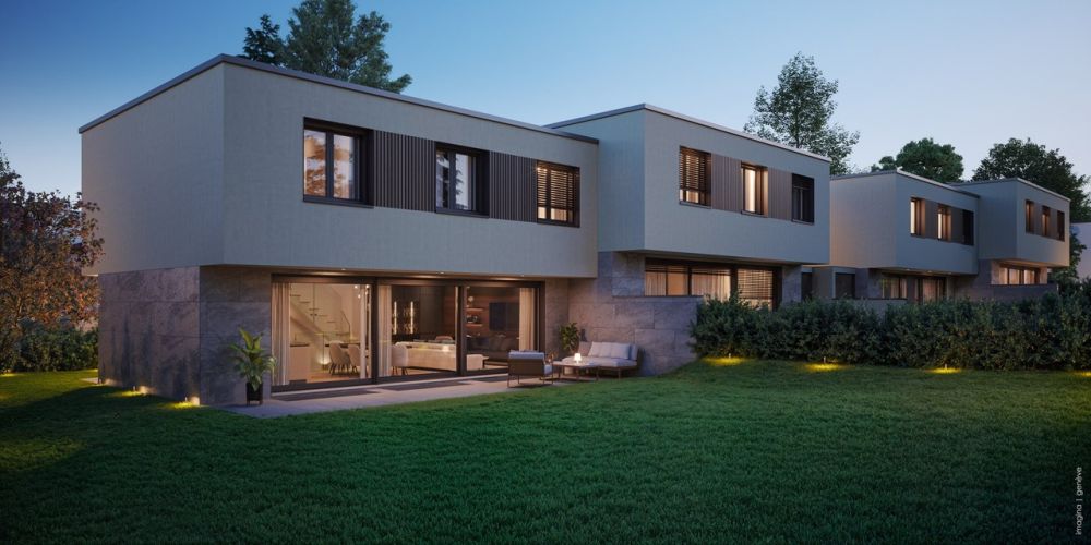 Villa contemporaine familiale de 5.5 pièces - Façade