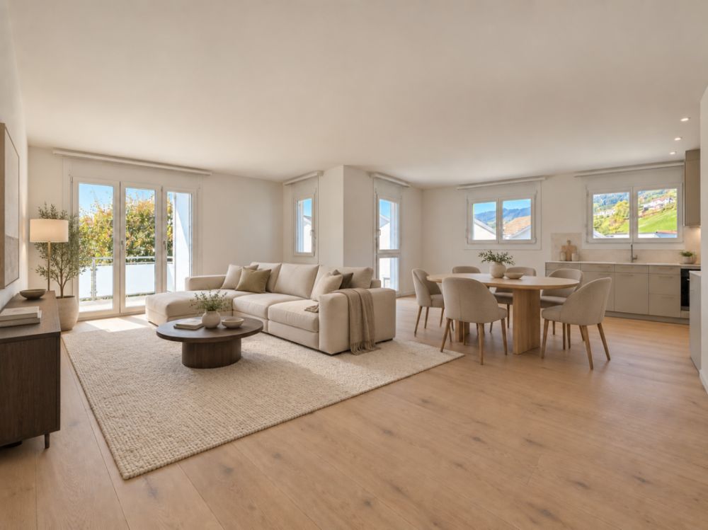 Erstvermietung Stickerhof - Moderne 4.5-Zimmer-Mietwohnung mit stilvollem Ausbau -  Bild 2