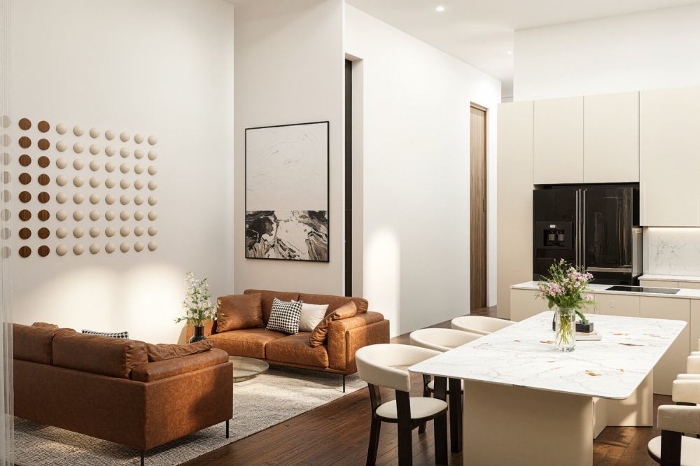 Neubau Haus D - Wohnbereich