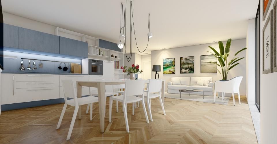 Appartement de 3.5 pièces au rez-de-chaussée - lot 0.3 CARRE DE FRANCE à Sion - Appartement 3.5 pièces - image - 3
