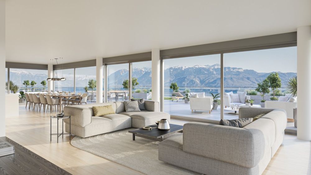 Neubau im Herzen von Paudex, Apartments von 1.5 Zimmer bis 5.5 Zimmer -  Bild 5