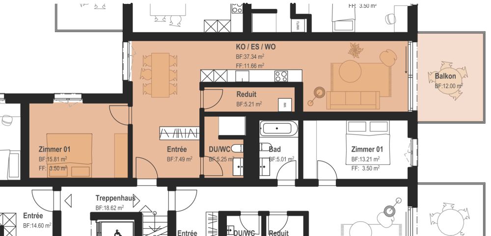 Neubau 2.5-Zimmer-Wohnung -  Bild 5
