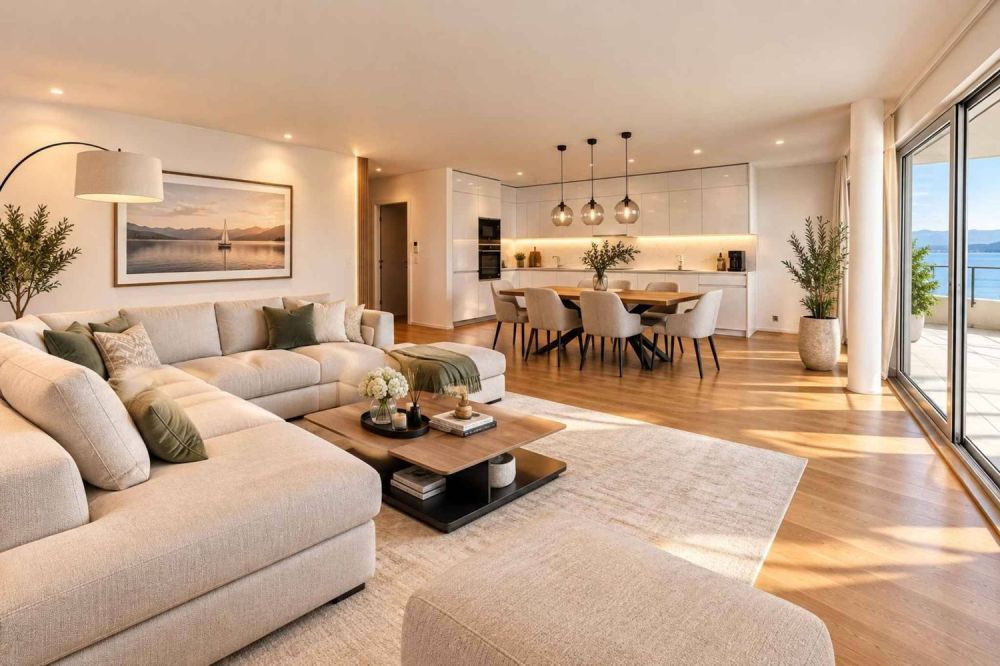 Magnifique appartement neuf de 4,5 pièces avec balcon couvert de 76 m2! -  Bild 2