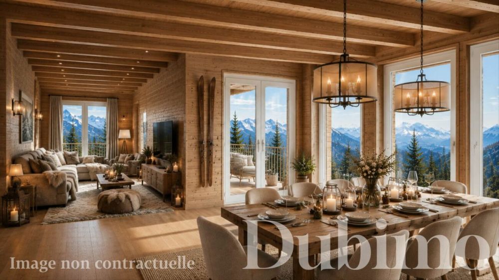 Chalet Plan Bochy, Mayens de Saxon - Le séjour