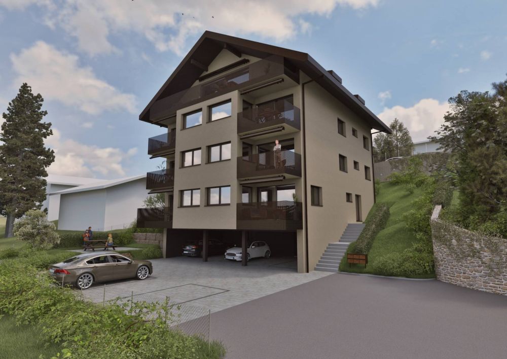 Magnifique appartement neuf de 4 au rez supérieur avec 2 balcons, jardin privatif et vue dégagée - Bild 7