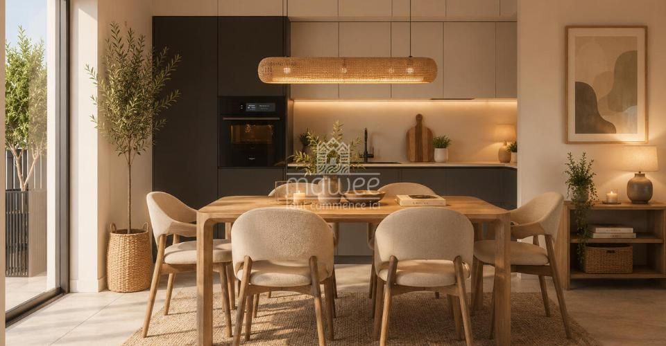 Un cadre de vie privilégié pour cette villa au design élégant ! - Maison contiguë 4.5 pièces - image - 4