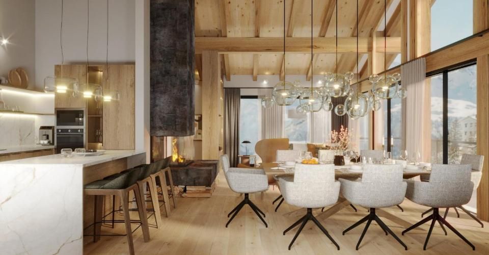 Chalet Vesta B luxueux 4,5 pièces skis aux pieds - Lauchernalp - Chalet 4.5 pièces - image - 3