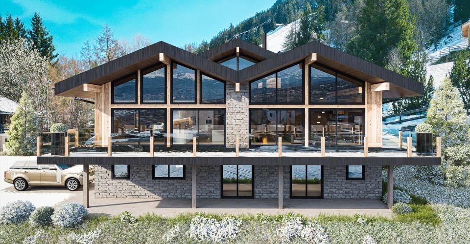 Un chalet exceptionnel un quartier chic Cleves proche des pistes ski - Chalet 5.5 pièces - image - 1