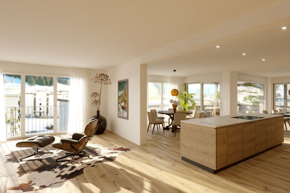 3 1/2- ATTIKA ZWEITWOHNUNG ABELIA, NEUBAU, NR. 1A.31 - Visualisierung