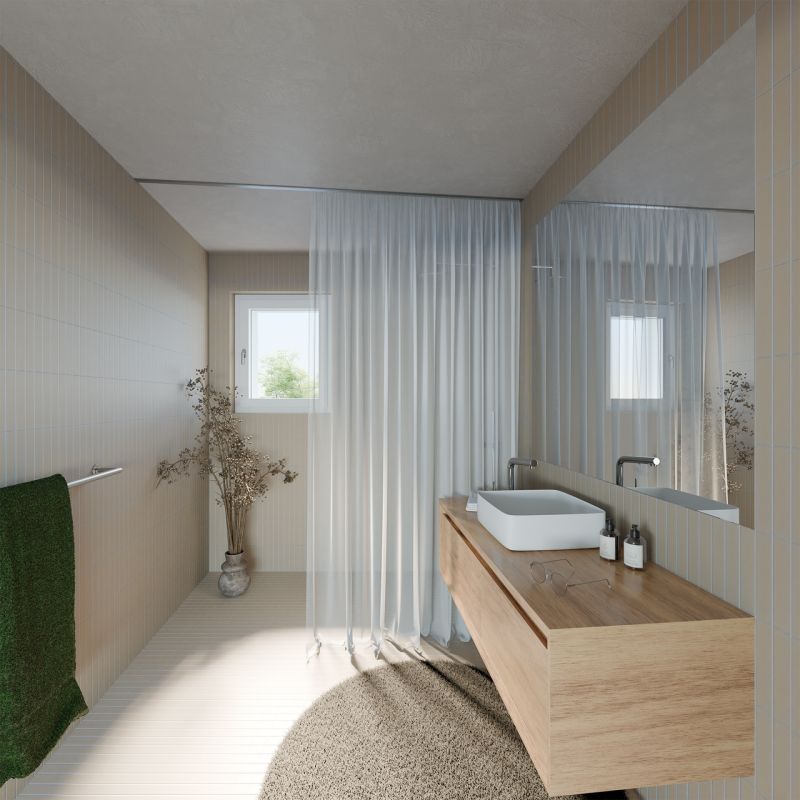 Les Résidences "Mont-Blanc" à Fribourg - Résidence Mont-Blanc - Salle d'eau