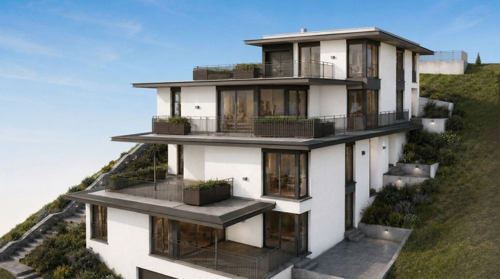 Exklusive 4.5-Zi.-Terrassenwohnung mit Weitsicht in Beringen mieten -  Bild 2